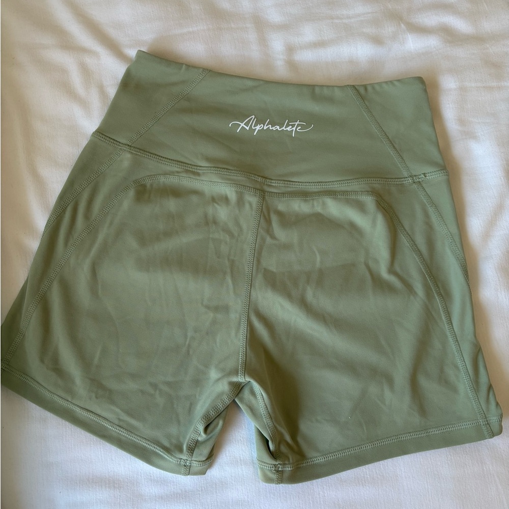 Alphalete Women's Green Shorts